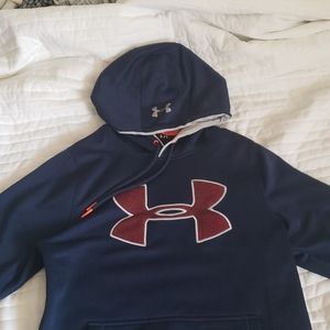 Mens Under Armour Blue and Red Sweatshirt